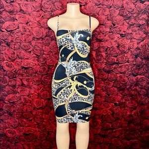 In Chain Printed Dress